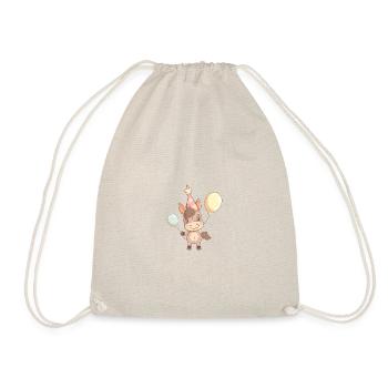 Donkey Birthday Comic - Drawstring Bag - nature - Front