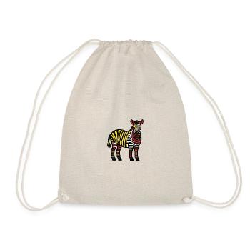 Zèbre Halloween Animal - Sac de sport léger - nature - Devant