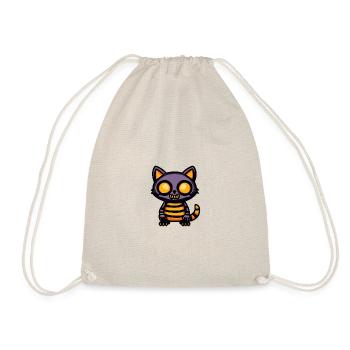 Waschbär Halloween Tier - Turnbeutel - Natur - Vorne