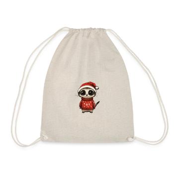 Bande dessinée de Noël de suricate - Sac de sport léger - nature - Devant