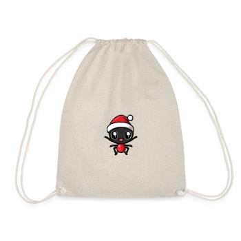 Ant Christmas Cute - Drawstring Bag - nature - Front