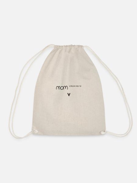 Du bist wow - mom - Turnbeutel - Natur