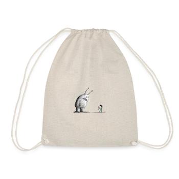 human and monster - Drawstring Bag - nature - Front