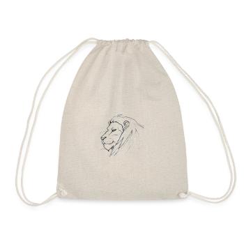 Dessin du lion - Sac de sport léger - nature - Devant