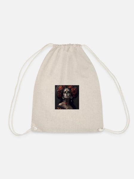 La Dame au chapeau de fleurs - Sac de sport léger - nature