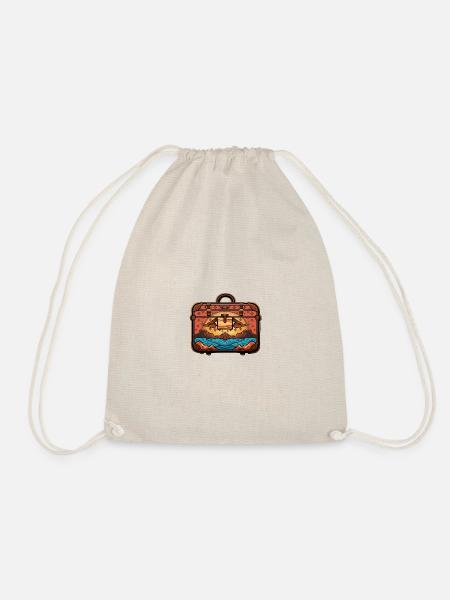 Travel Bag Sticker - Turnbeutel - Natur