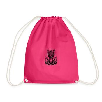 Dragon fantastique - Sac de sport léger - fuchsia - Devant
