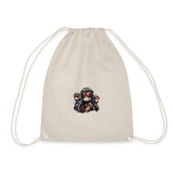 Aviator Cats - Drawstring Bag - nature - Front