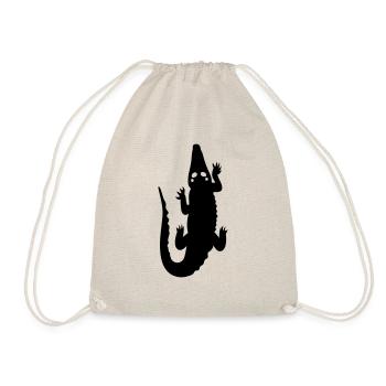 crocodile - Drawstring Bag - nature - Front