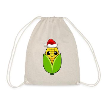 Mais Weihnachten Comic Xmas - Turnbeutel - Natur - Vorne