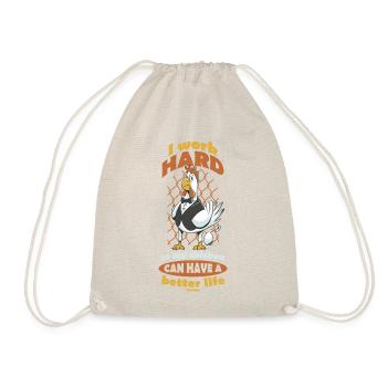 Poulet - Sac de sport léger - nature - Devant