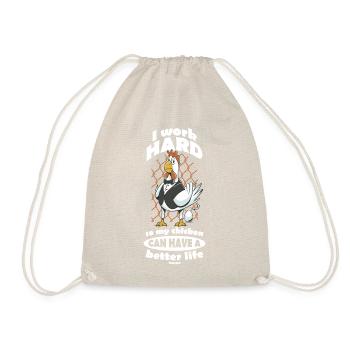 Poulet - Sac de sport léger - nature - Devant