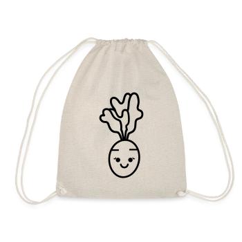 Carotte - Sac de sport léger - nature - Devant