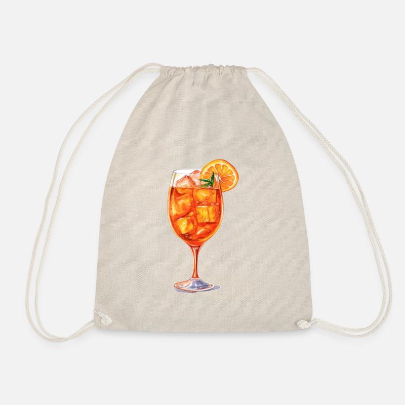 Aperitif, Spritz, Cocktail - Drawstring Bag - nature