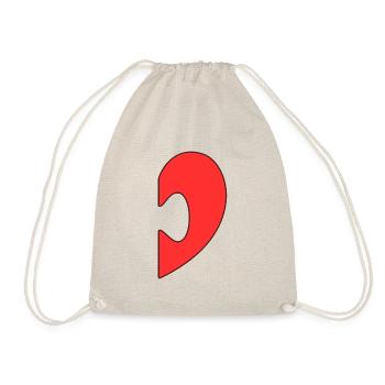 DuoHeart Puzzle - Drawstring Bag - nature - Front