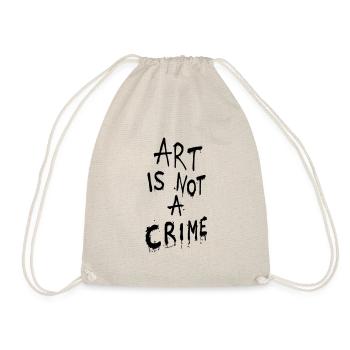 Art is not a crime - Turnbeutel - Natur - Vorne