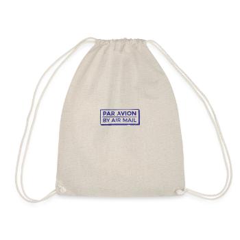 par avion - Drawstring Bag - nature - Front