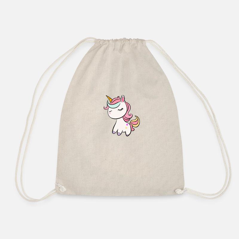 Unicorn - Drawstring Bag - nature
