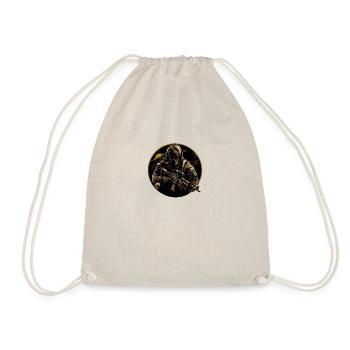 Special Forces Soldier Soldat Logo - Drawstring Bag - nature - Front