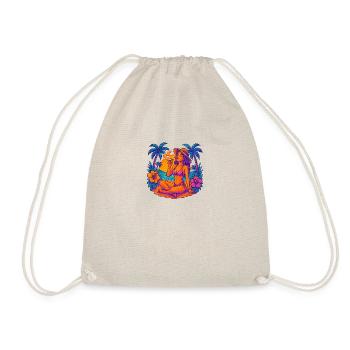 Blaze Babe - Drawstring Bag - nature - Front