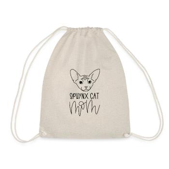 Cat Mom Sphynx | Sphynx Katze - Turnbeutel - Natur - Vorne