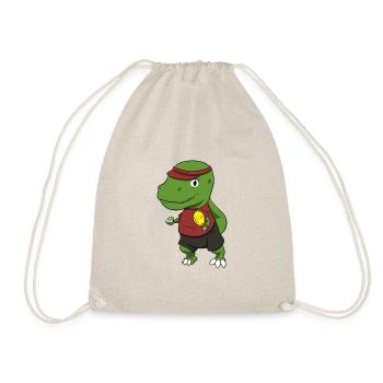 Padel Paddle Racket Tennis Sport I Gift - Drawstring Bag - nature - Front