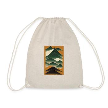 Mountain Vibes 8 - Drawstring Bag - nature - Front