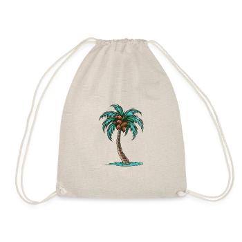 Icône de palmier - Sac de sport léger - nature - Devant