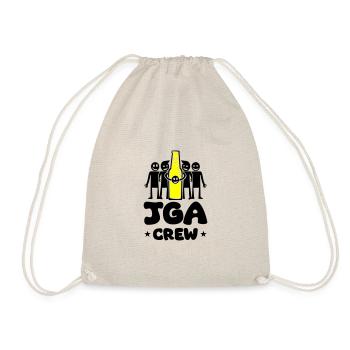 Équipe de l’enterrement de vie de garçon - Sac de sport léger - nature - Devant