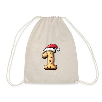 1 Numéro Noël - Sac de sport léger - nature - Devant