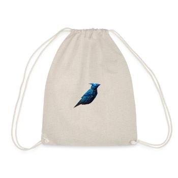 Blauer Vogel - Turnbeutel - Natur - Vorne