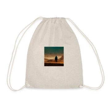 Black Hewric Blade runner 2049 desert futuristic - Sac de sport léger - nature - Devant