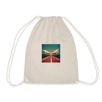 Highway to hell with flying cars - Drawstring Bag - nature - Front