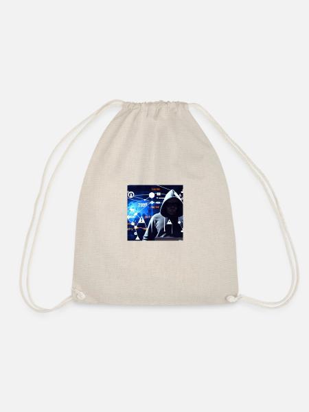 Cyber Attack - Drawstring Bag - nature