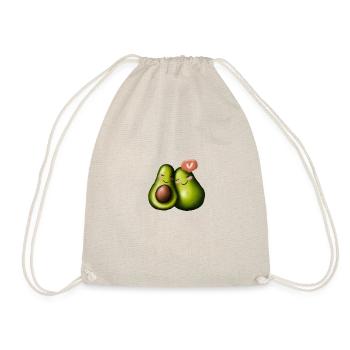 Avocado Liebe - Turnbeutel - Natur - Vorne
