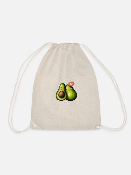 Avocado Liebe - Turnbeutel - Natur
