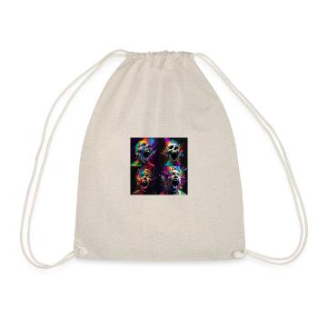 Hypnotic Scream - Drawstring Bag - nature - Front