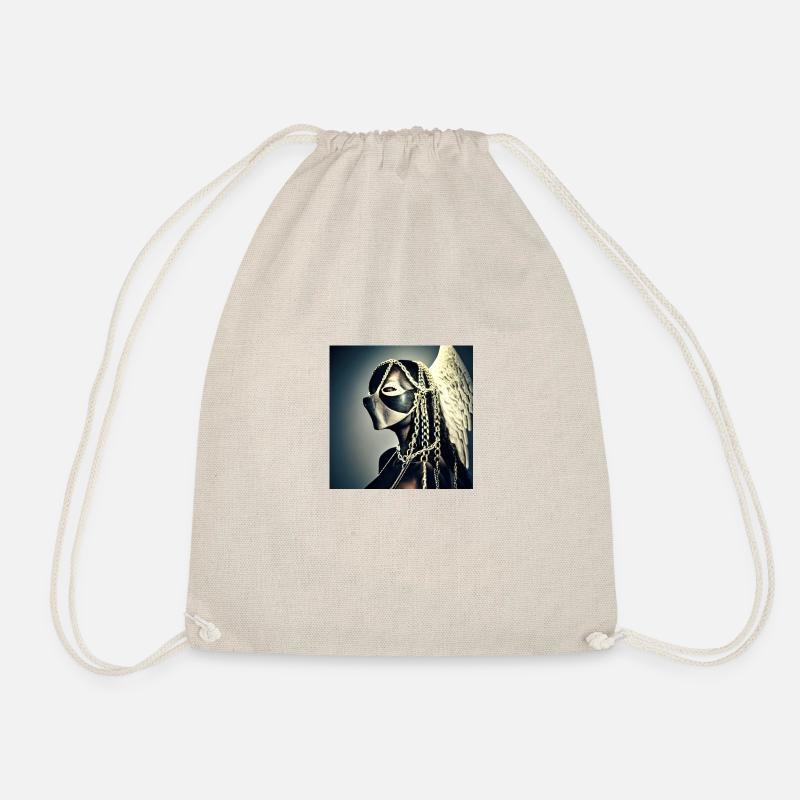 Chained in Gold - Drawstring Bag - nature