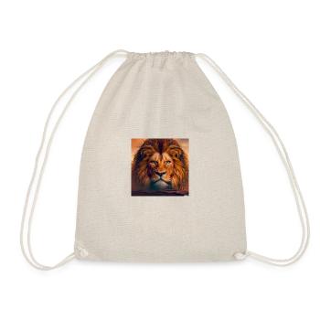 Lion portrait for cool T-shirts & accessories - Drawstring Bag - nature - Front