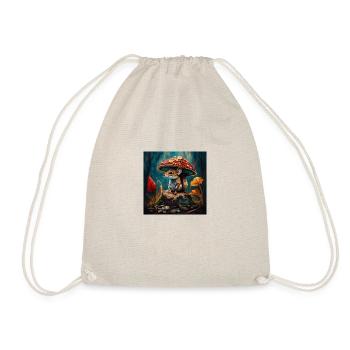 mouse and mushroom Van Gogh - Sac de sport léger - nature - Devant