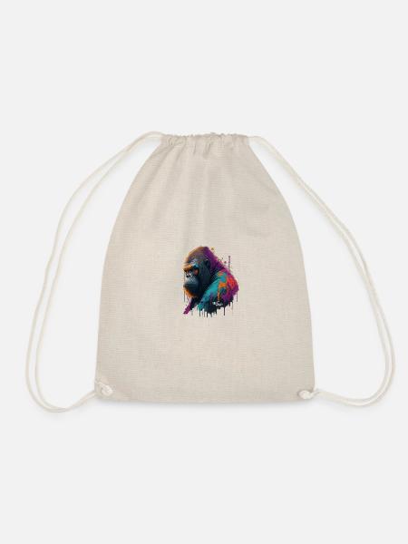 SB Gorilla - Turnbeutel - Natur