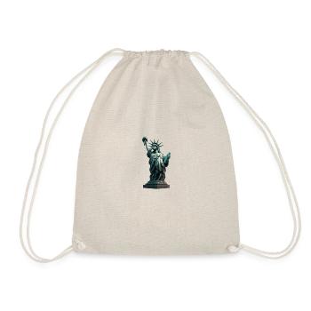 Statue de l’icône de la Statue du Monde dans une version minimale - Sac de sport léger - nature - Devant