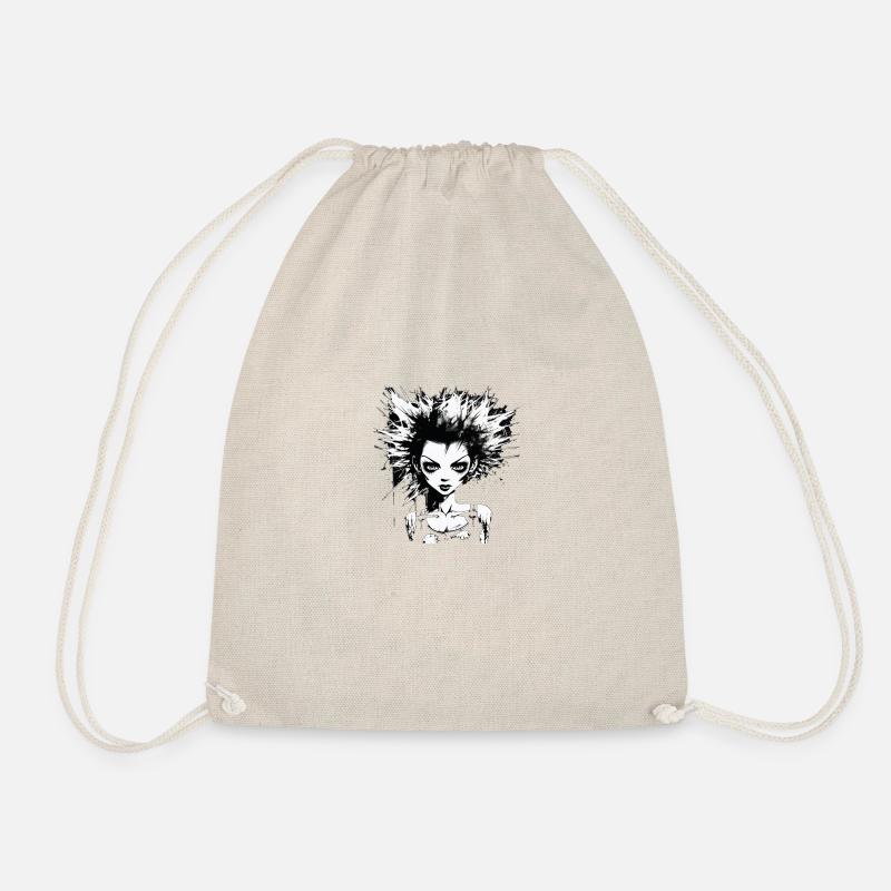 3 Female Punk Rock - Drawstring Bag - nature