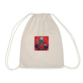Présenter une citation drôle Joyeux Panda Mammifère Drôle - Sac de sport léger - nature - Devant