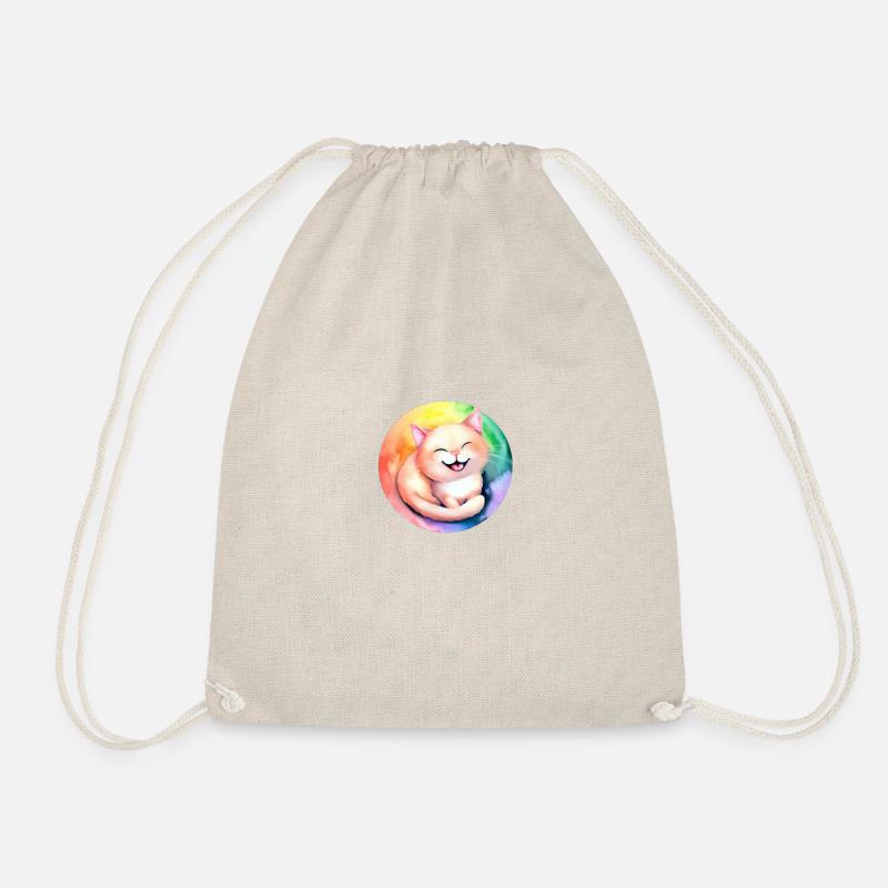 Chat arc-en-ciel - Sac de sport léger - nature