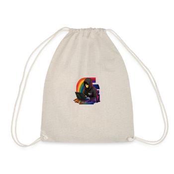 Code de la fierté : hackers LGBTQAI+ - Sac de sport léger - nature - Devant