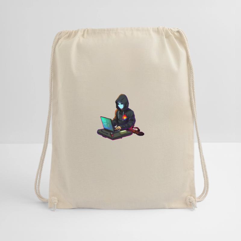 Konzentrierter Coder Turnbeutel