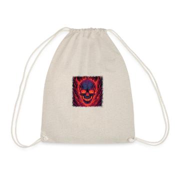 Funny Dirty Human Skeleton Birthday Present - Drawstring Bag - nature - Front