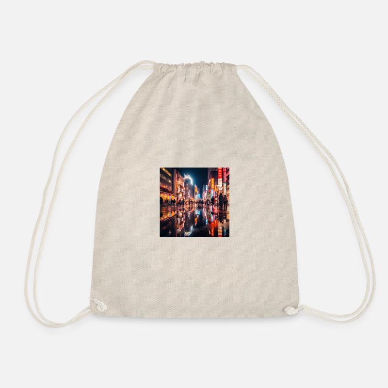 Tokyo - Drawstring Bag - nature
