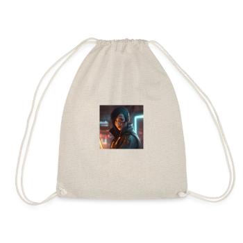 Woman art - Drawstring Bag - nature - Front